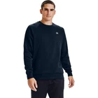 Under Armour Herren Sweatshirt Sportpullover Fleece Crew Fleecepullover, Blau, L