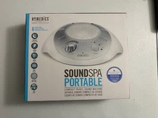 HoMedics Sound Spa Portable White Noise Sleep Therapy for Home, Travel, Baby NEW