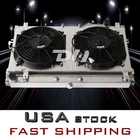 3Row Aluminum Radiator+Shroud+Fan For 1990-1997 Mazda Miata 2Door 1.6/1.8L I4 MT