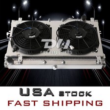 3row Aluminum Radiatorshroudfan For 1990-1997 Mazda Miata 2door 1.61.8l I4 Mt