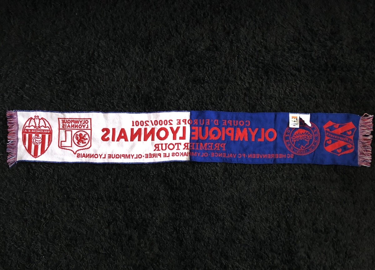 Rare Scarf Sciarpa Echarpe Ultras OL Olympique Lyonnais 2005