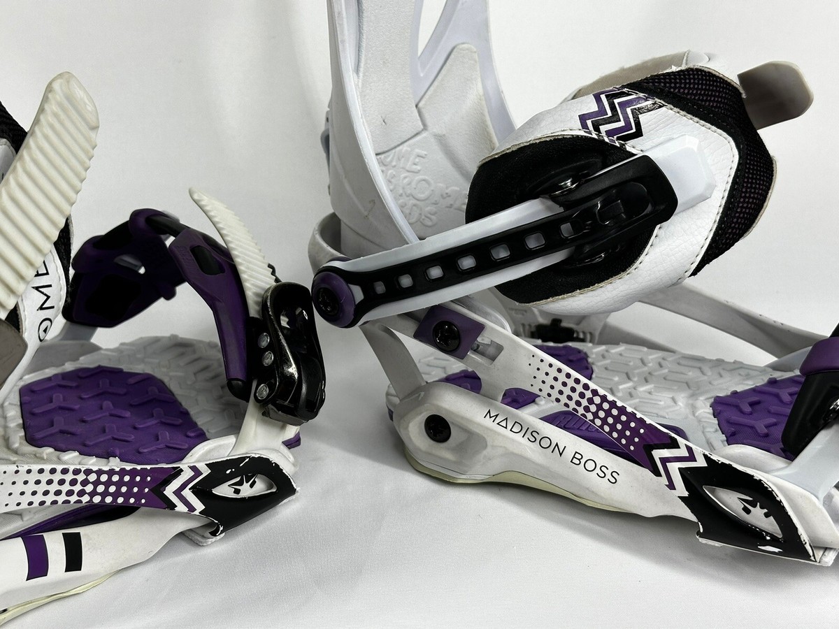 Size S/M Rome SDS Madison Boss Womens Snowboard Bindings #162 | eBay 