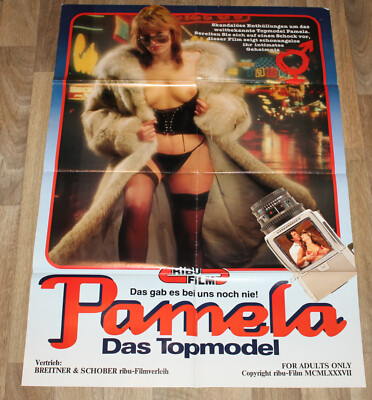 PAMELA DAS TOPMODEL Org. Plakat A 1 -1987- EROTIK Kimberly Carson, Kathlyn Moore