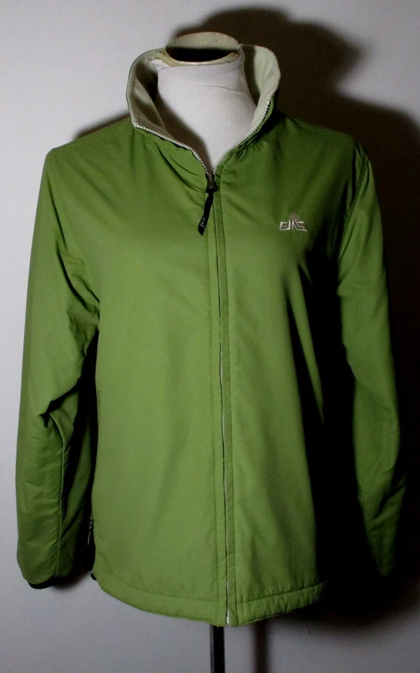 EASTERN MOUNTAIN SPORTS Green Full Zip Reversible Jacket Size L - Image 4 of 4