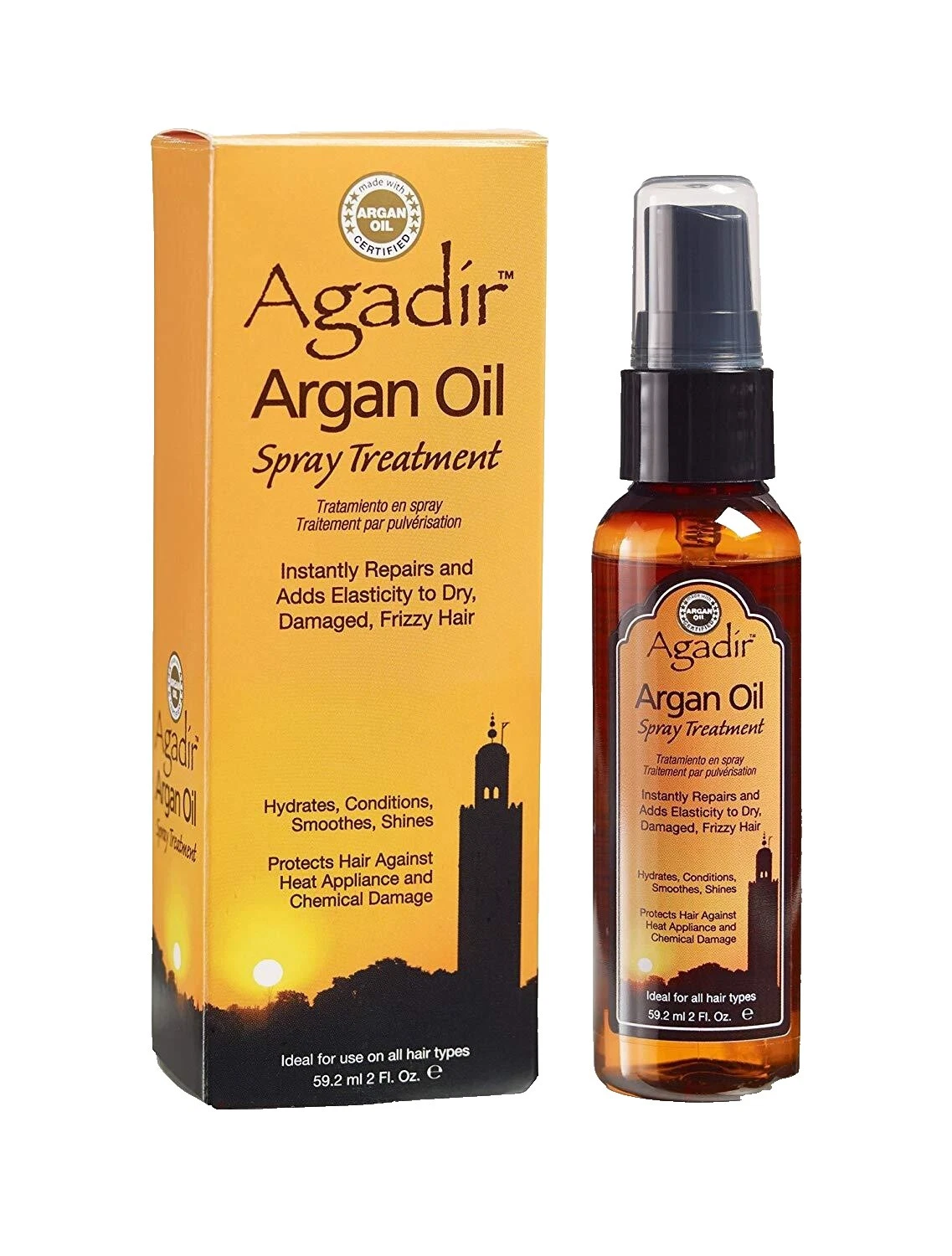 Agadir 不含防腐剂头发精华和精油