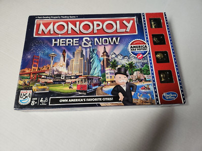 Monopoly Here and Now Edition 2015 Preowned Complete