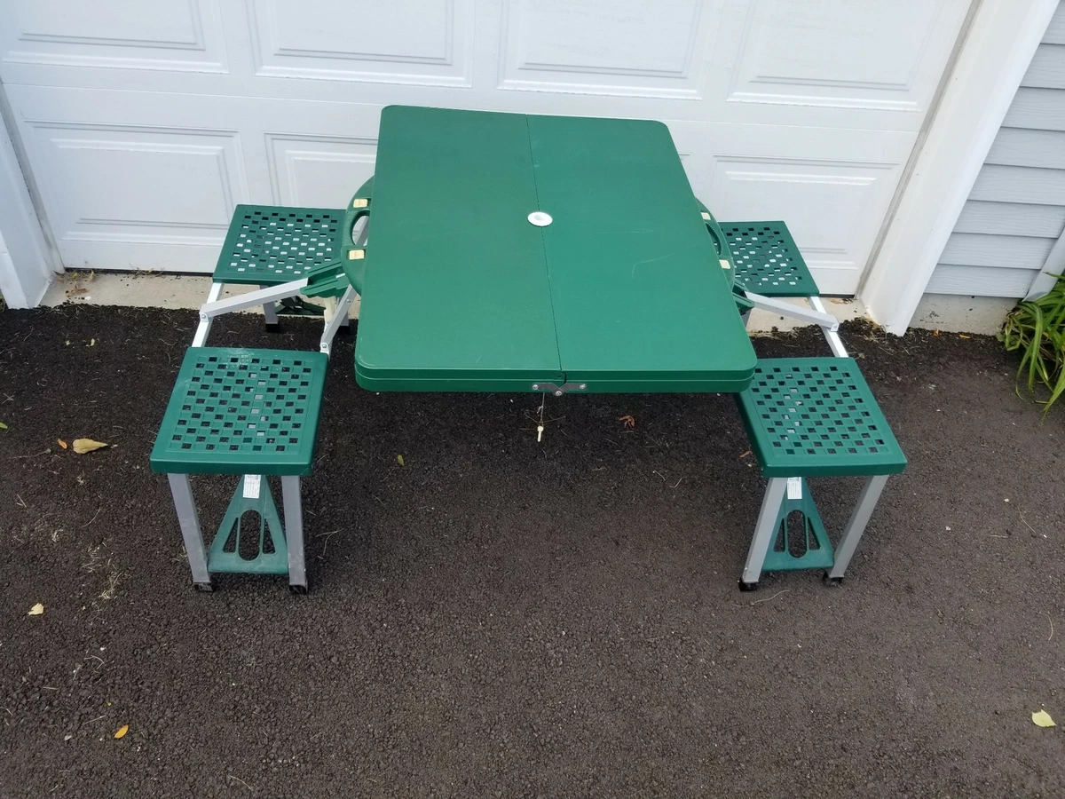 Foldable Camping Table, Green