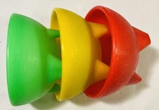 K.  Mexican Salsa Bowl Red, Green, Yellow Set Of (3) 