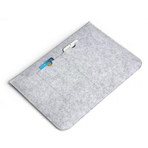 2 Count Notebook-Handtasche Laptoptasche Aus Filz Büchertasche Laptophülle - Bild 5 von 12