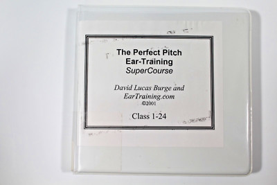 The Perfect Pitch Ear Training SuperCourse 24 Class David Lucas Burge Audio CDs