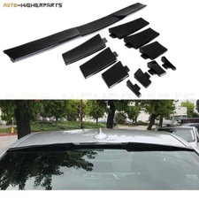 For 2004-2008 Acura TL 3.2L Roof Window Spoiler Wing Adjustale Glossy Black