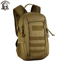 Mochila táctica 12L Molle bolsa escolar mochila de asalto militar senderismo al aire libre