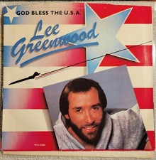 Lee Greenwood "God Bless The USA / This Old Bed" weak VG+ / VG