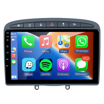 For Peugeot 308 2010-2016 32GB Android 12 Car Radio Stereo BT GPS Navi Carplay