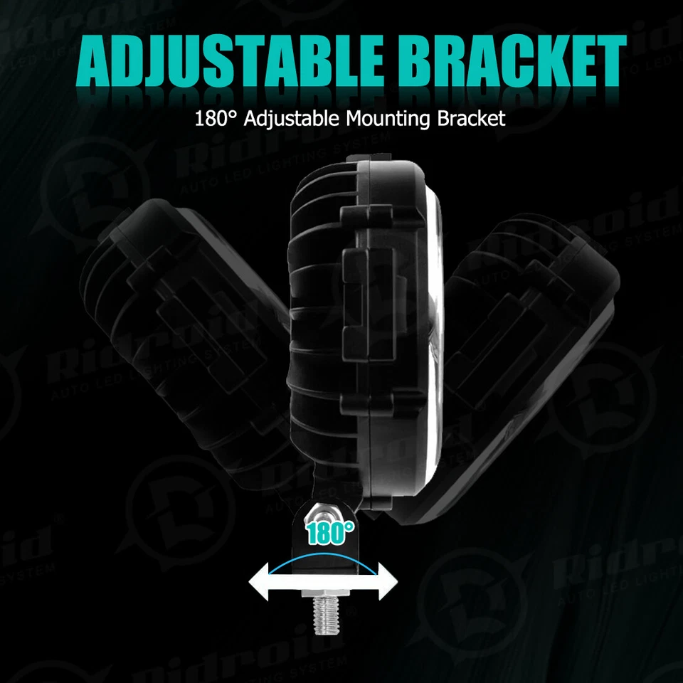 1pcs 7" Front Bumper Spot LED Work Light Pods for Yamaha Banshee Headlight - Image 4 of 4