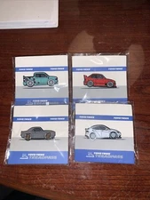 2022 LEEN CUSTOMS x TOYO TIRES SEMA Show Promo Enamel Pin Set Of 4