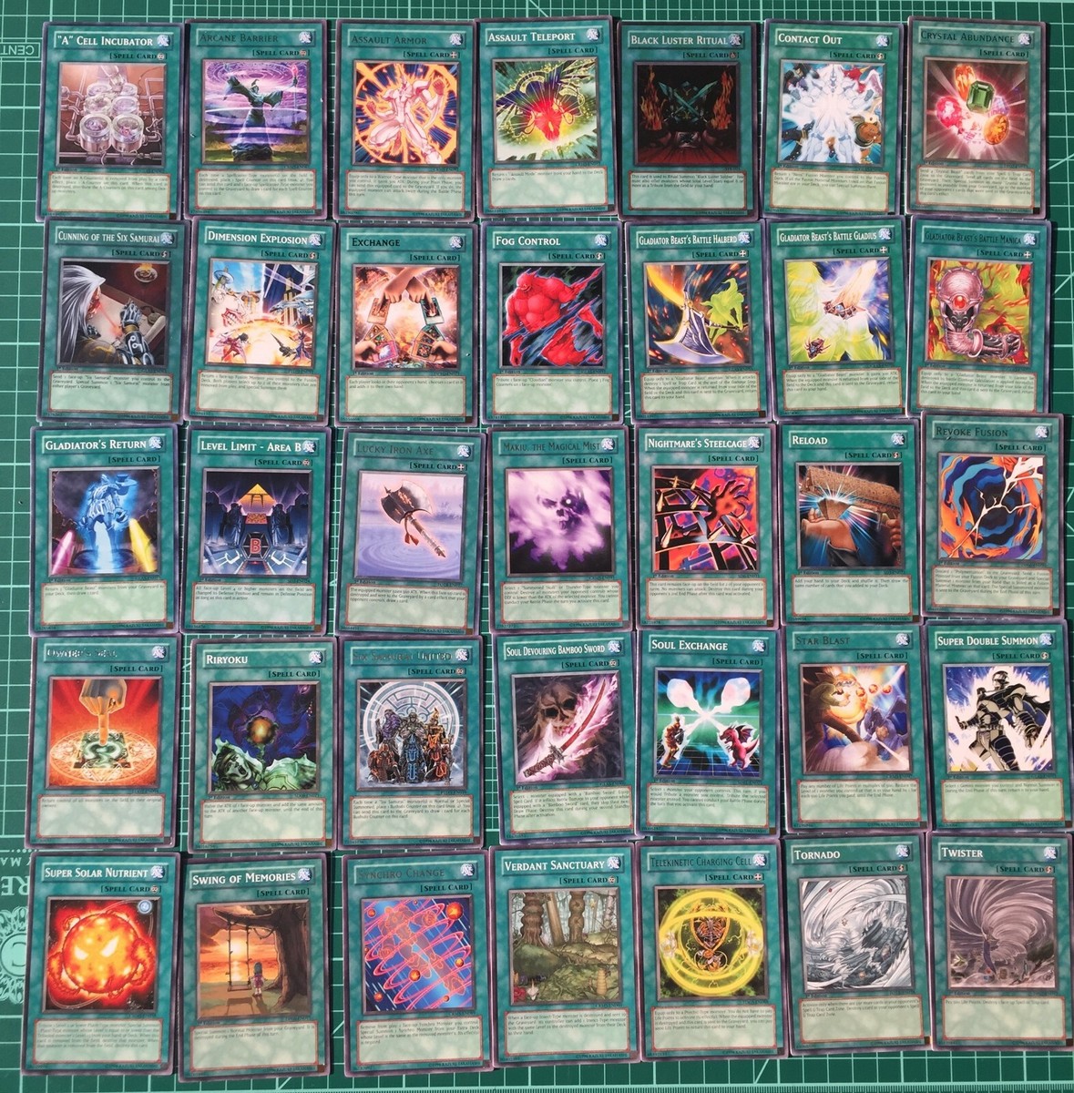 Yugioh Various Spell Cards Contact Out Exchange Gladiator's Beast Lucky  Iron Axe | eBay