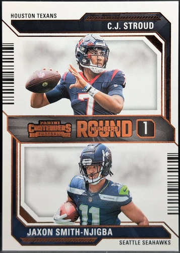 2023 Panini Contenders C. J. Stroud Jaxon Smith-Njigba #4