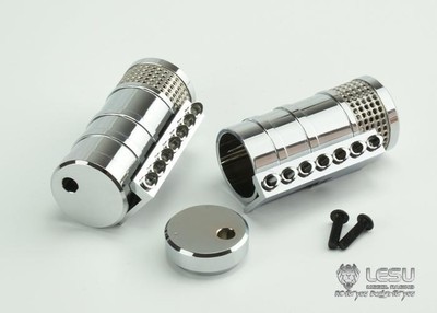 LESU Upgrade Metal Air Filter for DIY 1/14 Scale Tamiya RC Tractor Truck Model