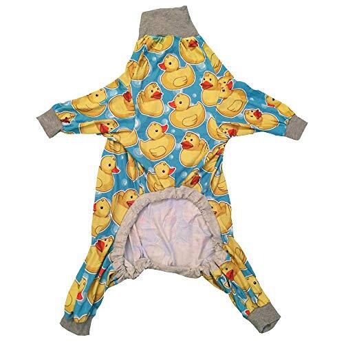 Tooth and Honey Pit Bull Pajamas/Rubber Duck Print/Lightweight XXLarge