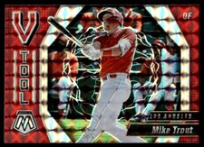 2021 Panini Mosaic V Tool HOLO Mike Trout Los Angeles Angels #VT4