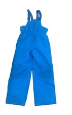 Faded Glory Winter YOUTH KIDS Bib snow pant suit SZ M Blue SZ 8  hole crotch 
