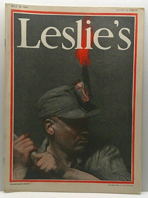 LESLIE'S WEEKLY MAY 13 1922 VINTAGE MAGAZINE LADY ASTOR OLD KING COAL ULAR-SAWA