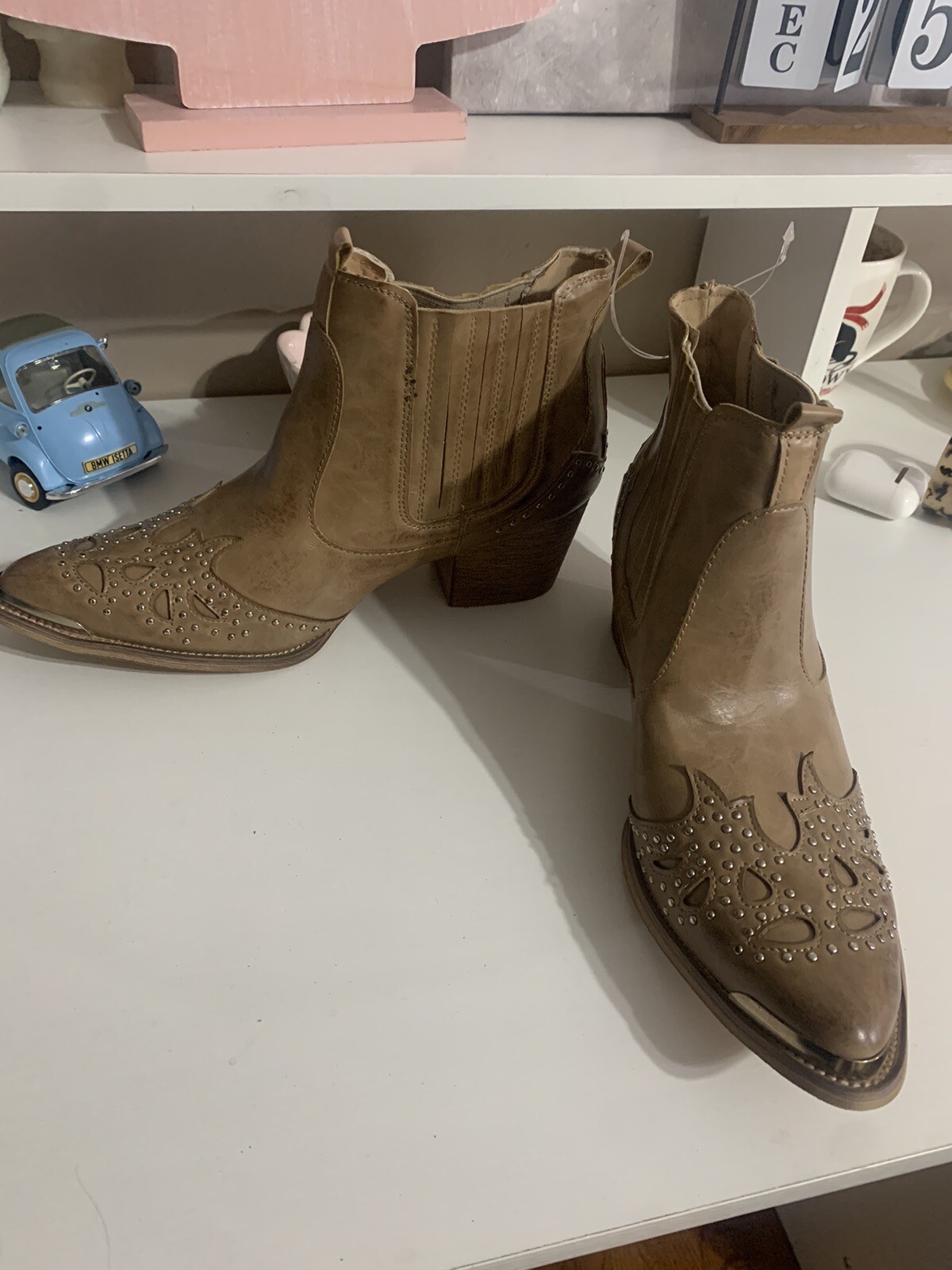 Wanted Woman’s Tan Ankle Boot eBay