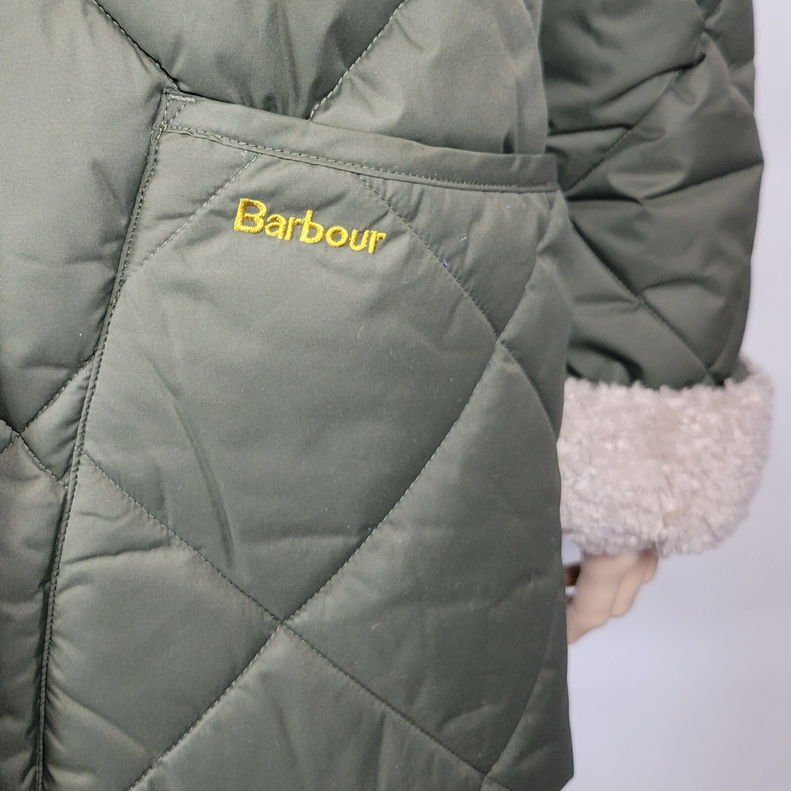 NEW SOLD OUT Free People Barbour Liddesdale Quilted Diamond Jacket NWT 12 image 8