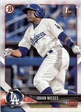 2018 Bowman Prospects Johan Mieses (1) Los Angeles Dodgers #BP19