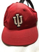 IU Hat Authentic Collegiate Annco Adjustable Youth Ball cap. Great Shape 