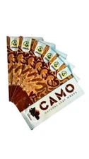 Camo Natural Leaf Wraps CHOCOLATE Self Rolling Herbal Wraps 6 Packs / 30 Sheets