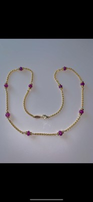 18k Ruby Necklace - Ansuini - Handmade In Rome - $11,436 Appraisal
