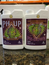Advanced Nutrients - Ph Up & Ph Down - 1 Liter Combo Pack - 1 Of Ea. w/ Pipettes
