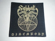 SABBAT DISEMBODY WOVEN PATCH