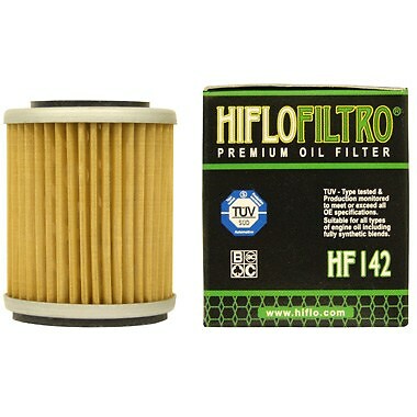 Hiflofiltro HF142 Premium Oil Filter - Replacement For Yamaha 1UY-13440-01/02
