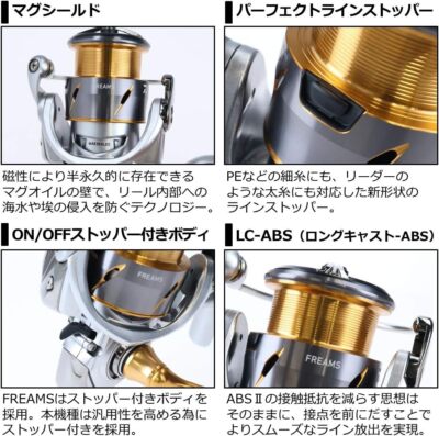 Daiwa 21 FREAMS FC LT1000S Spinning Reel Ship from Japan New