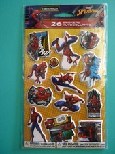 Marvel Spiderman Puffy Stickers 2 Sheets Sealed Package American Greetings