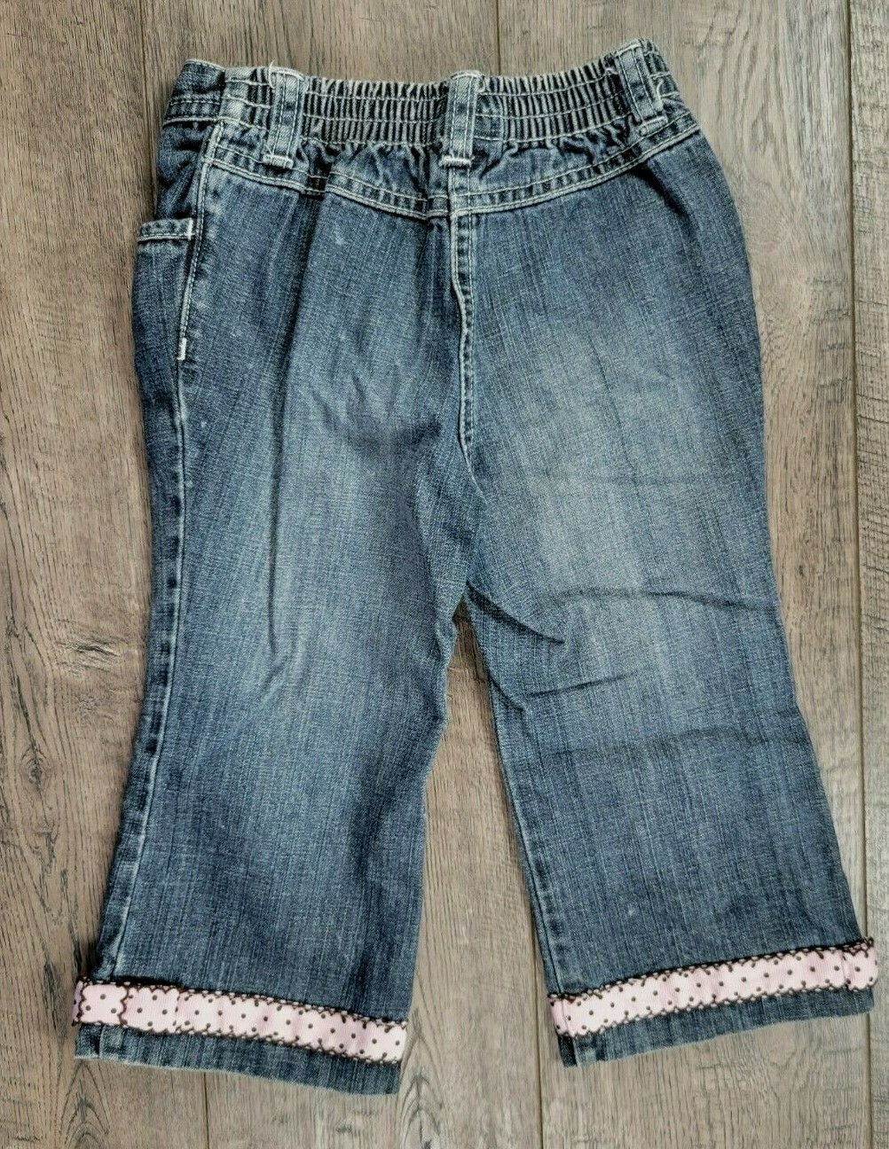 Baby Girl Gymboree 18-24 Month Sweeter Than Chocolate Elastic Back Jeans