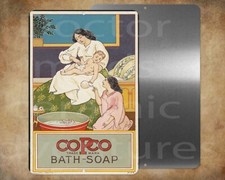 COPCO BATH SOAP ad 8" x 12" metal sign Made in USA