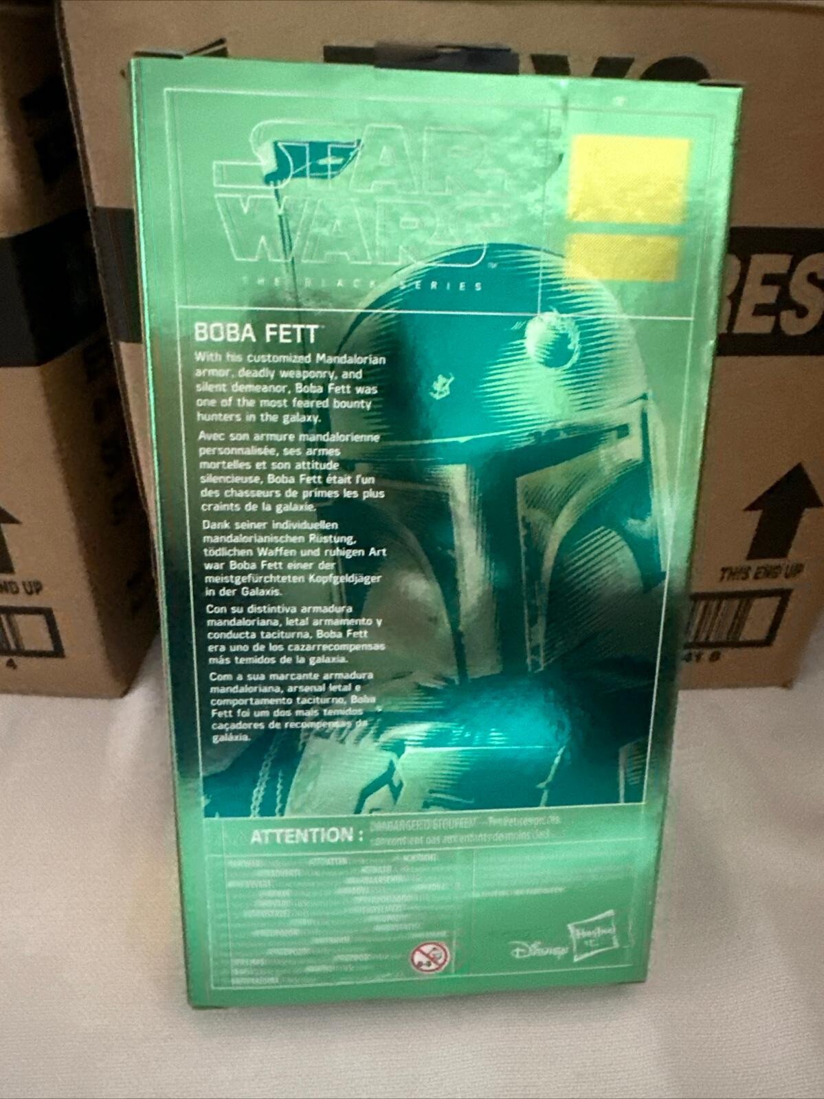 Thumbnail - Boba Fett Figure Carbonized Star Wars The Black Series 40 Hasbro Neu