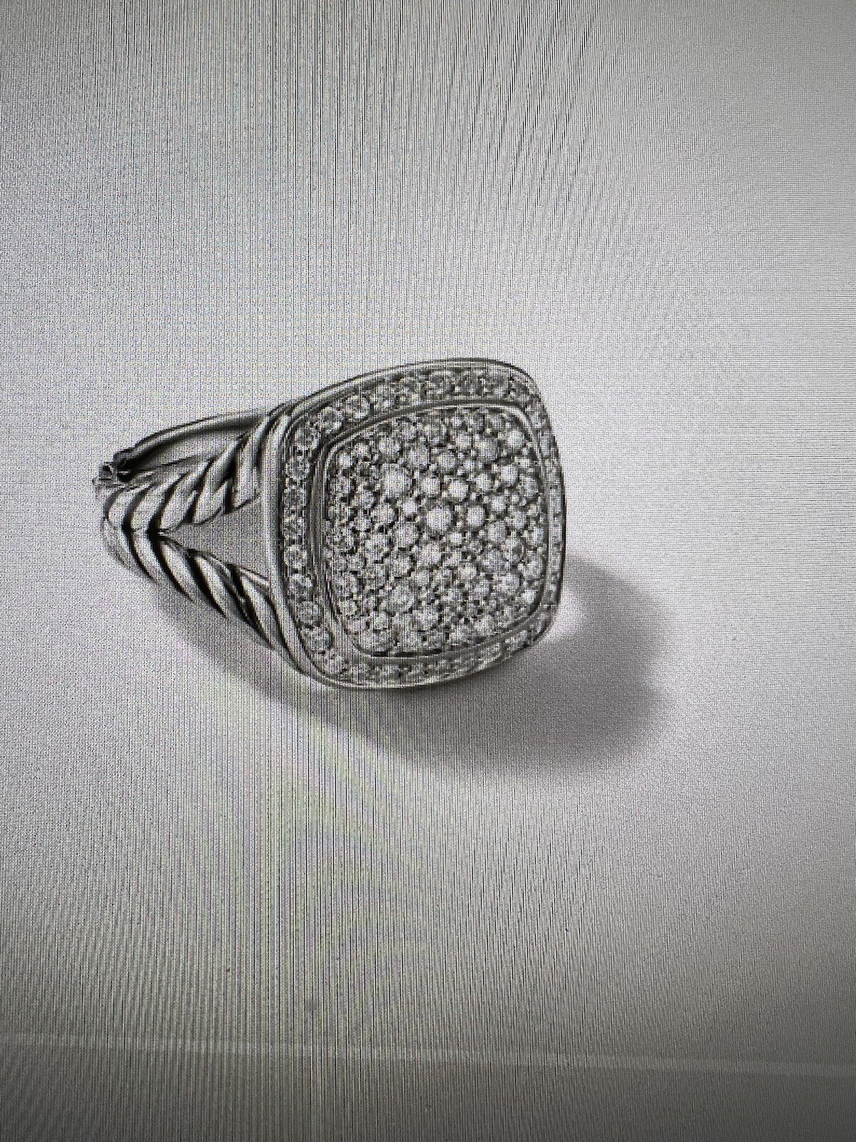 David Yurman Authentic Albion Ring With Pave Diamonds Reed Jewelers