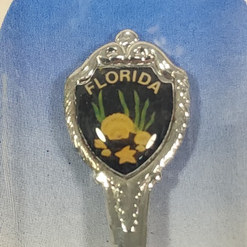 12 Souvenir Spoons Multiple City States NY NV FL Canada Custer House Dakota Terr - Picture 14 of 21