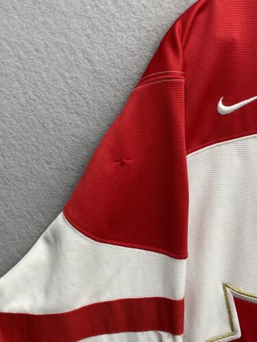 Y2K Nike Team Canada IIHF White Hockey Jersey Men's Size Medium M - Picture 2 of 13