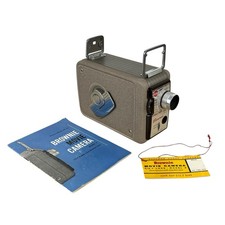 Kodak Brownie Model 2 8mm Movie Camera. Appears To Work. With Box. 50s Retro