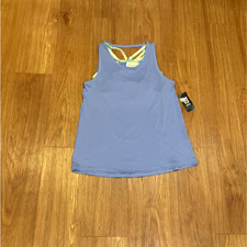 Ideology Big Girls Athletic Tank Top With Attached Bra Size L