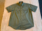 Vintage Carhartt Shirt Mens XL S15 DRB Gray Button Down Workwear Utility