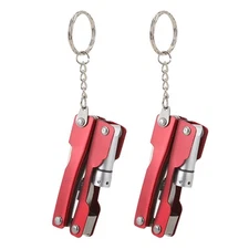  2 Pcs Outdoor Portable Multi-function Tool Pliers Metal Camping Tools