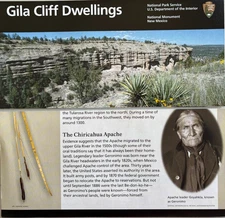 2025 GILA CLIFF DWELLINGS MONUMENT   NATIONAL PARK SERVICE UNIGRID BROCHURE/MAP