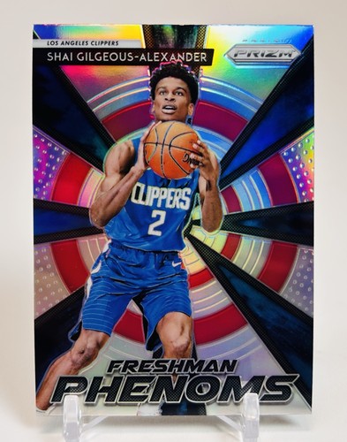 Shai Gilgeous Alexander [Silver Prizm] #15 2018 Panini Prizm Freshman Phenoms card